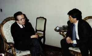 Giacomo Basso Presidente Casartigiani con Giulio Andreotti