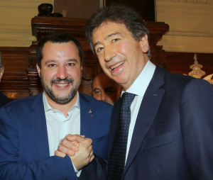 Giacomo Basso di Casartigiani e Matteo Salvini