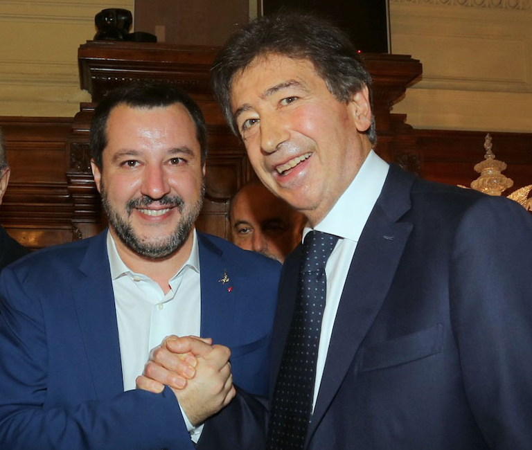 Giacomo Basso di Casartigiani e Matteo Salvini
