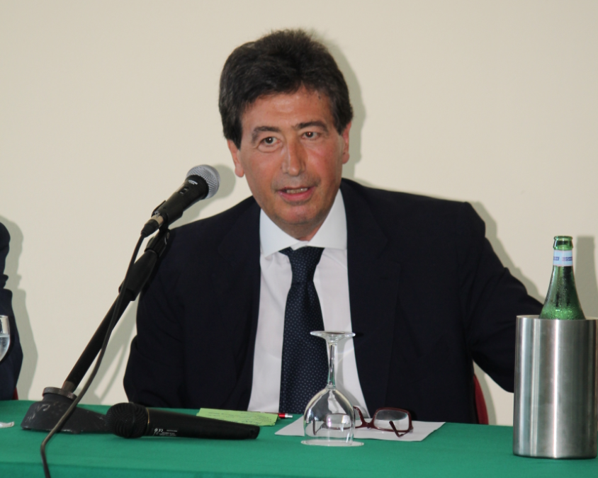 Giacomo Basso Presidente in conferenza