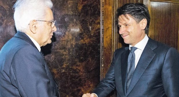 Sergio Mattarella e Giuseppe Conte